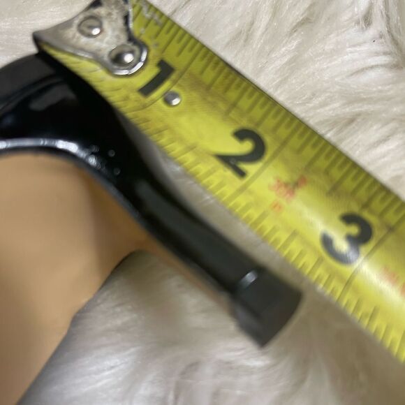 MODENCOCO Black Patent Dress Fashion Open Toe Ankle Strap Strappy Buckle SZ11 - Picture 12 of 12